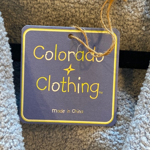 Colorado Clothing Kids Unisex Chenille Powder Blue Hooded Robe Size 7/8 … - Picture 9 of 11